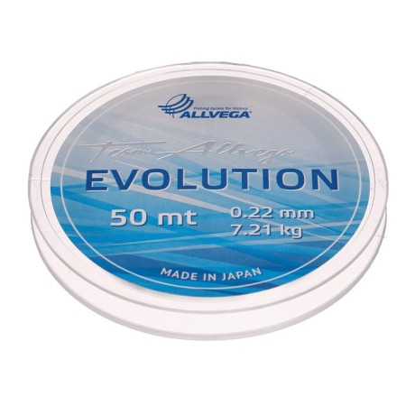 Monophile ALLVEGA EVOLUTONION FRAMETH, DIAMETH 0.22 mm, test 7.21 kg, 50 m, transparent