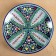 Largan Rishtan ceramics "Flowers", 33 cm, blue