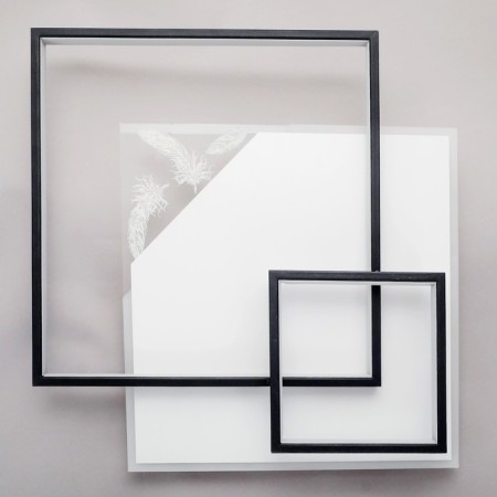 Lumber "Valoni" LED 70W 4000K white-black 50.5x50.5x8 cm Bayerlux-8
