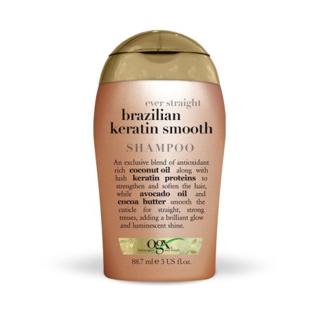 Shampoo smoothing OGX "Brazilian Keratin", to strengthen hair, 88.7 ml