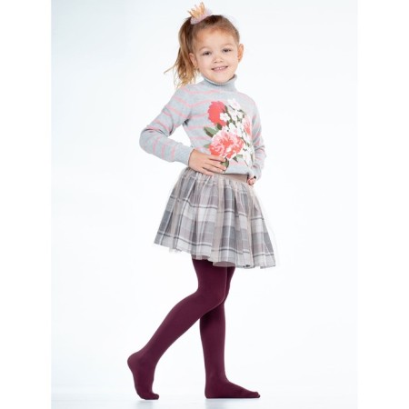 Pantyhose children Omsa Kids Collant Young 50 Rosso Mosto, size 9-12-1