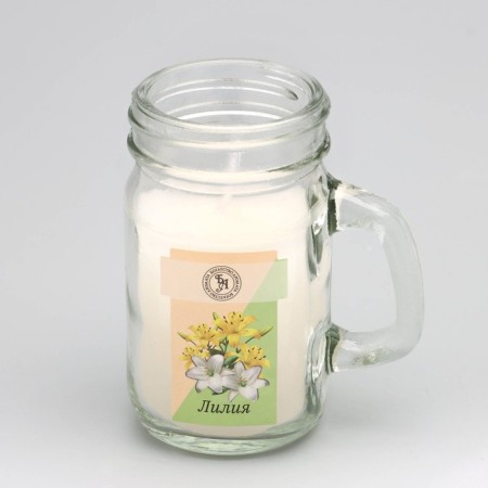 Aromatic candle in the Bank "Lily", 7.2 x 8.5 cm, 190 g-2