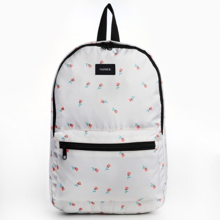 School textile “Flowers”, 42x14x28 cm, white color-3