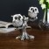 Polystone souvenir "Two small owls with big eyes on the tree" 16.5x14.5x6 cm