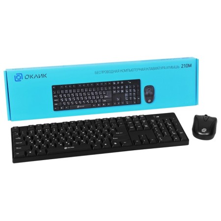Keyboard + Mouse Rickle 210m Claw: Black Mouse: Black USB Wireless (612841)-4