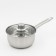 Stainless steel bucket “Grette”, 1.5 l, d = 16 cm, with a lid, a metal handle, induction