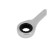 Combined REXANT 12-5805-1 key, rattling, mirror chromium, 10 mm