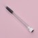 Brush for eyebrows and eyelashes, 10.8 cm, in case, black/transparent color