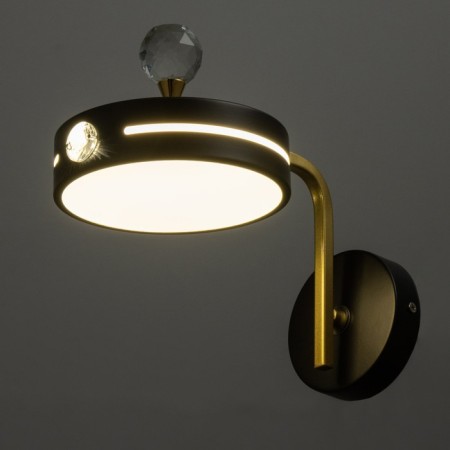 Sconces "Anteco" LED 12W 4000k Black 15x26x16cm-2