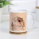 Set of paired mugs sublimation "bunches", 320 ml, with application