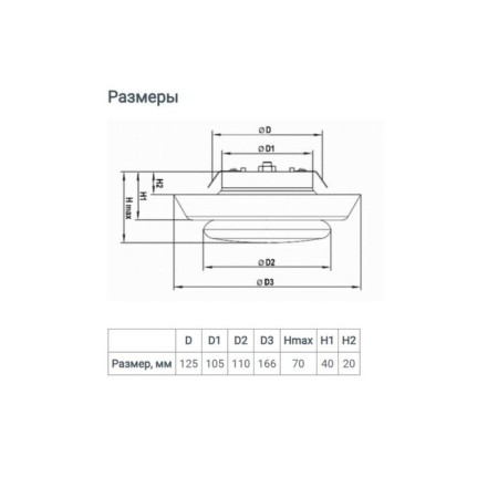 Anemostat Zein, D = 125 mm-5