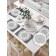 Set of napkins for setting the table "openwork circles", rectangular, size 32x46 cm, 4 pcs