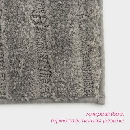 House mats Valencia, 50 × 80 cm, gray color-2