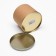Tubus 120x100 mm (80 mm inner height), cardboard, metal cover