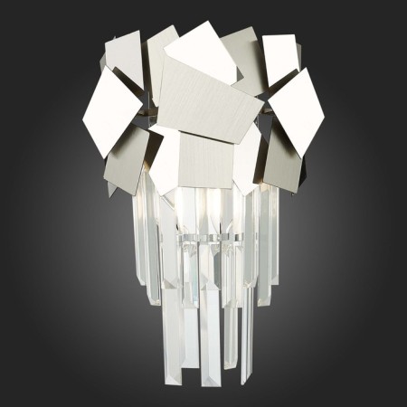 Sconces st. SL1232.101.01. Casorta. 1x60 W, E14, 21x34 cm, color chromium-2