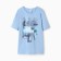 Men's T-shirt "California", color gray-blue, size 46