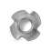 Gaika Stroybat, furniture, clogging, DIN1624, galvanized, M10, 4 pcs