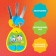 Musical keychain "Smeshariki", sound, color yellow