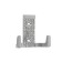 Hook-lick No. 29, color chromium, 40pcs