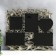 Photo frame plastic in 5 photos 10x15 cm, 10x10 cm "Floristics" Gold 40x36 cm