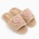 Women's slippers, beige color, size 35/36