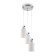 Suspended lamp Freya Fr5365PL-03CH Pitch, 405x220x1650 mm, E14, 3x40W, chromium color
