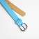 Building belt, width 2.3 cm, metal buckle, blue color