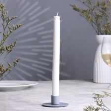 Circle Circle Circle for 1 candle, 7x3 cm, gray