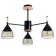 Svetogor Luke "Way" 3x60W E27 Black 59.5x59.5x38.5cm
