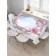 The tablecloth "Easter wreath", rectangular, Saten, size 145x180 cm