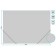 A5, Calligrata Top Deluxe, 6 departments, 500 μm, on a button, white with color separators