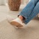 Male slippers, eco size 44-45, beige strip