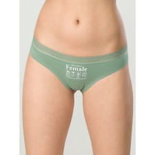 Female cowards, size 46, green color