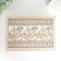 Casket tree with divisions "openwork thread" white 16.7x23.8x8 cm
