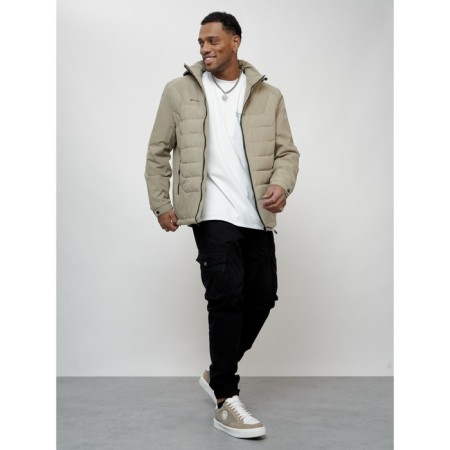 Male spring jacket, size 56, color light green-8