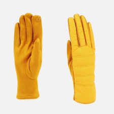 Gloves are female, dimensionless, with insulation, yellow color