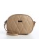 Bag Women's Cross-Bodi with a zipper, beige color