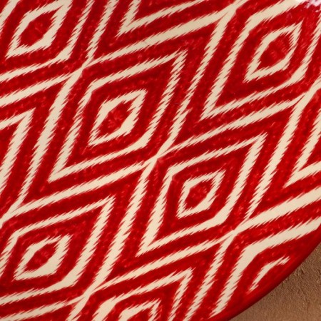 Largan Rishtan ceramics "Atlas", 42 cm, red-2
