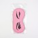 Mask for sleep "Kokket", 19 × 8.5 cm, elastic band is single, pink color