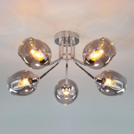 MARCI chandelier, 5x40W E27, chromium color-1