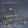 Organizer for storage "Mountains", with a lid, glass, with a mirror -bottom, 1 section, 20 × 16 × 6.5 cm, the color is transparent/copper