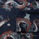 Pajama male (shirt and trousers) kaftan "Dragon" size 56, blue