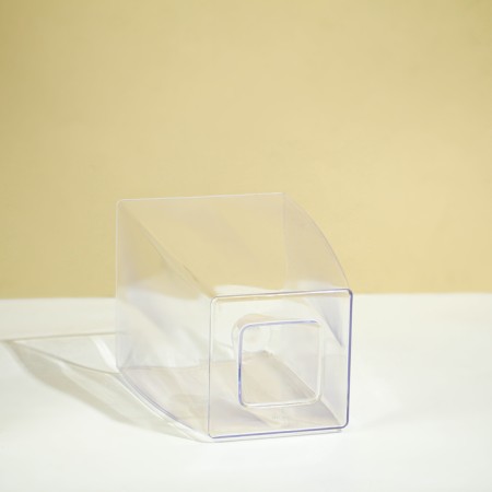 Pot for orchids, 2 l, 12.5 × 19.5 cm, plastic, transparent-1