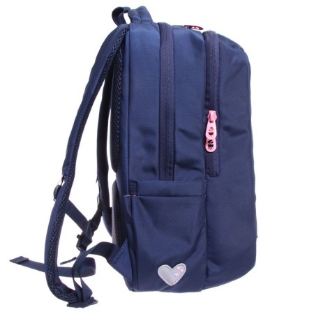School backpack, 39 x 26 x 17 cm, Grizzly 366, ergonomic back, blue RG-366-4_2-3