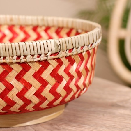Vaska wicker, from bamboo 24x24x8 cm-3