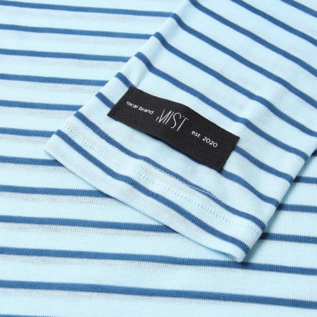 Longslewed female striped Mist ONESIZE, Blue-6