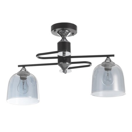 Hayam chandelier 2HE27 40W Black 55x30x25 cm Bayerlux-1
