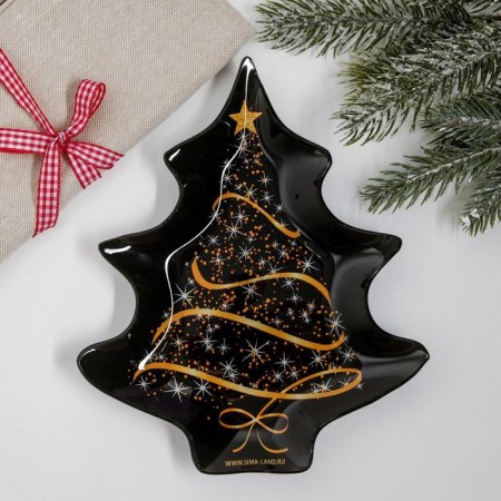 Board "Christmas tree", 19.5 x 16.5 cm-1