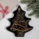 Board "Christmas tree", 19.5 x 16.5 cm