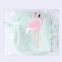 Fllamo doll bag, green color